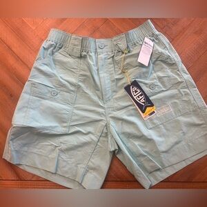 COPY - Men’s NEW AFTCO Fishing Shorts, Sz 32, Aqua, Classic Fit!